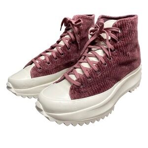 Converse Run Star Hike Women's Platform Sneaker Boot Corduroy M10 W11.5